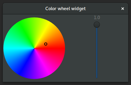 color wheel widget